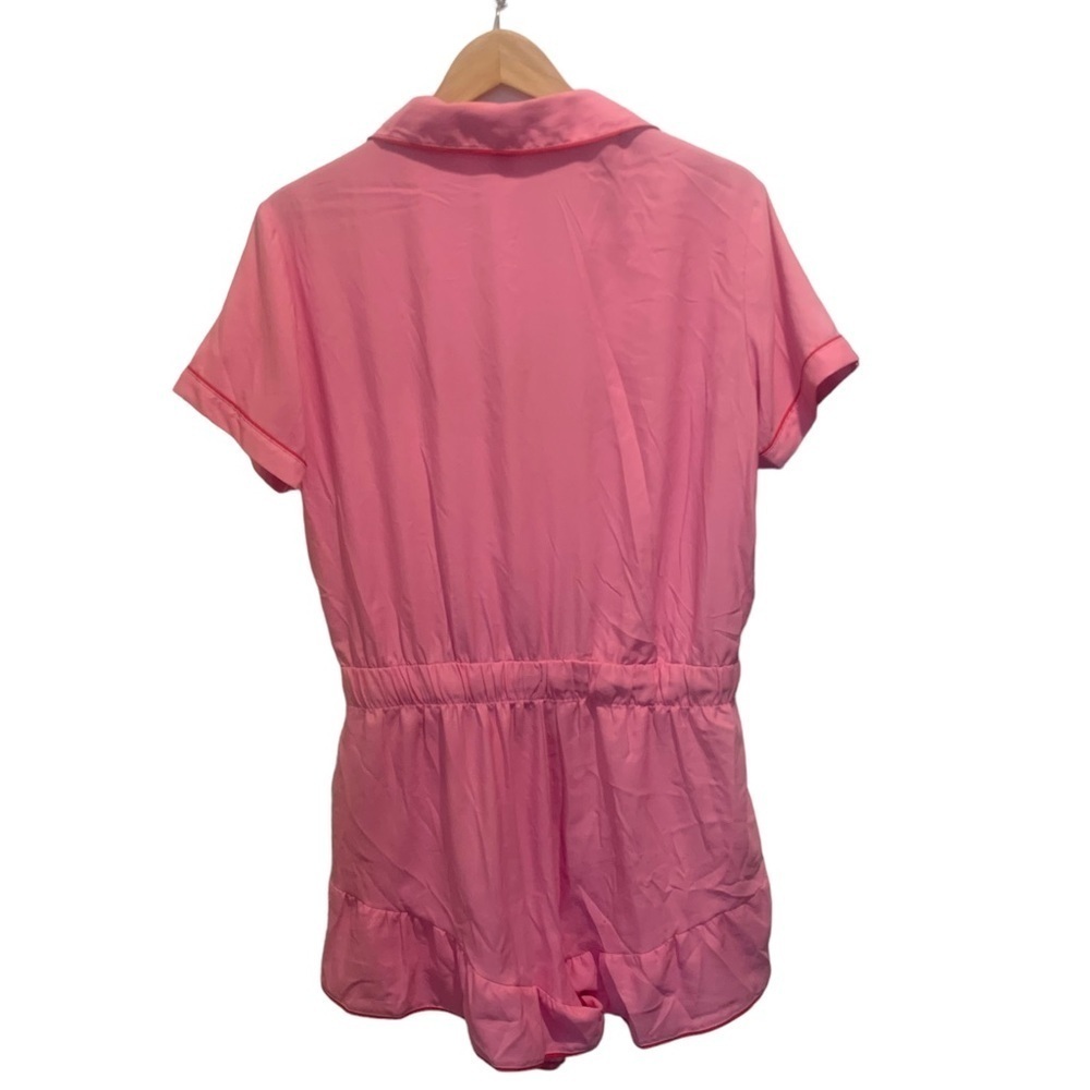 Victoria Secret Satin Ruffle Romper Size Large - Picture 3 of 5